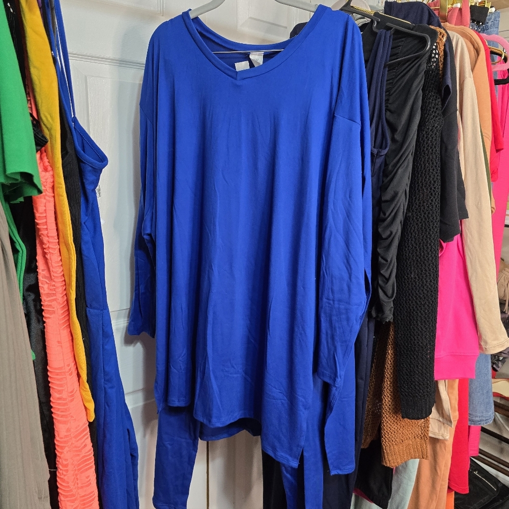 Blue Women's 2 Piece Set